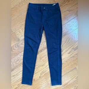 Uniqlo Navy Denim Jeggings